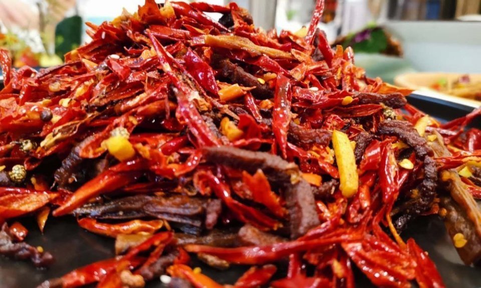 干煸牛肉丝图片