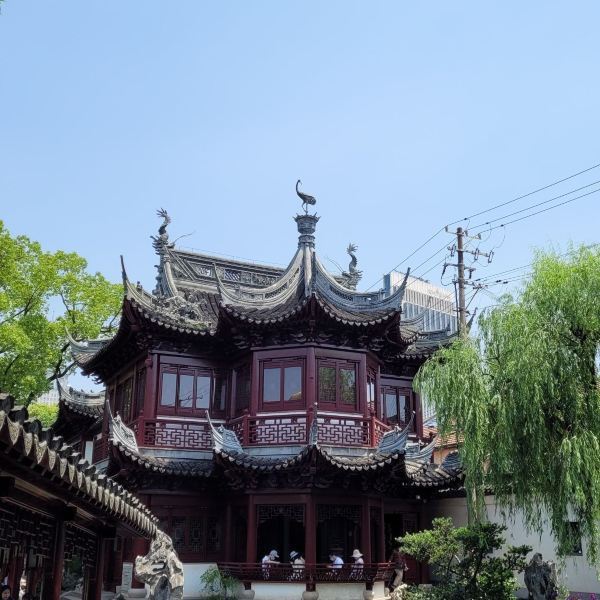 初到上海总会到这里玩上一会儿,三穗堂是豫园里其中的一幢楼,非常古典