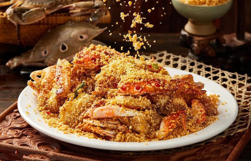 避风塘炒蟹图片