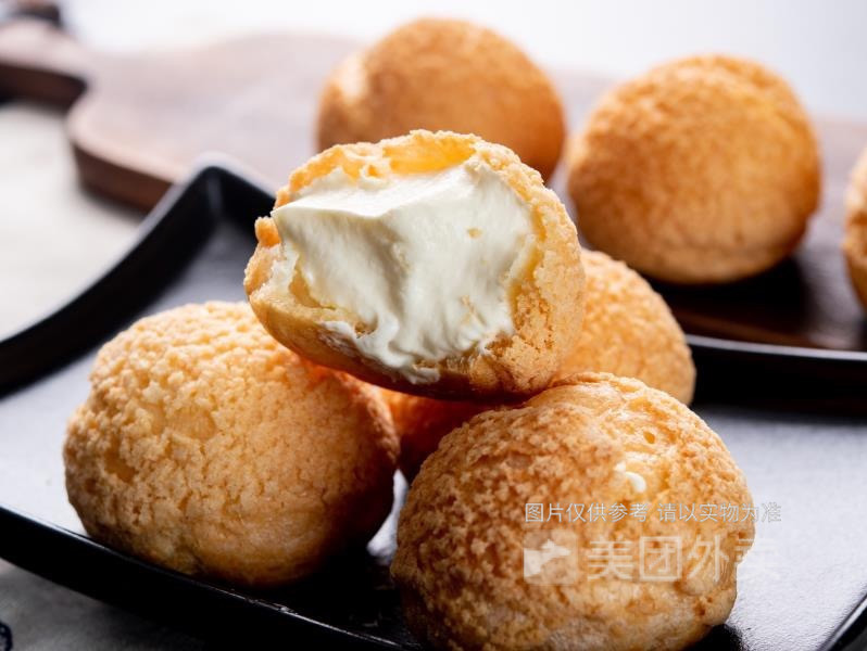 脆皮冰爽泡芙图片