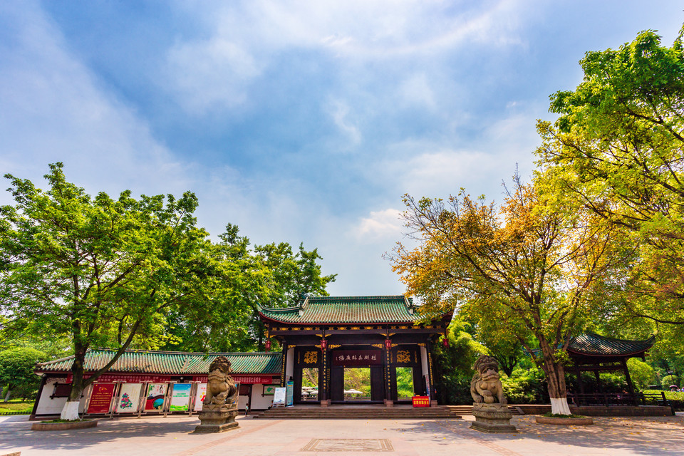 桂湖公园图片