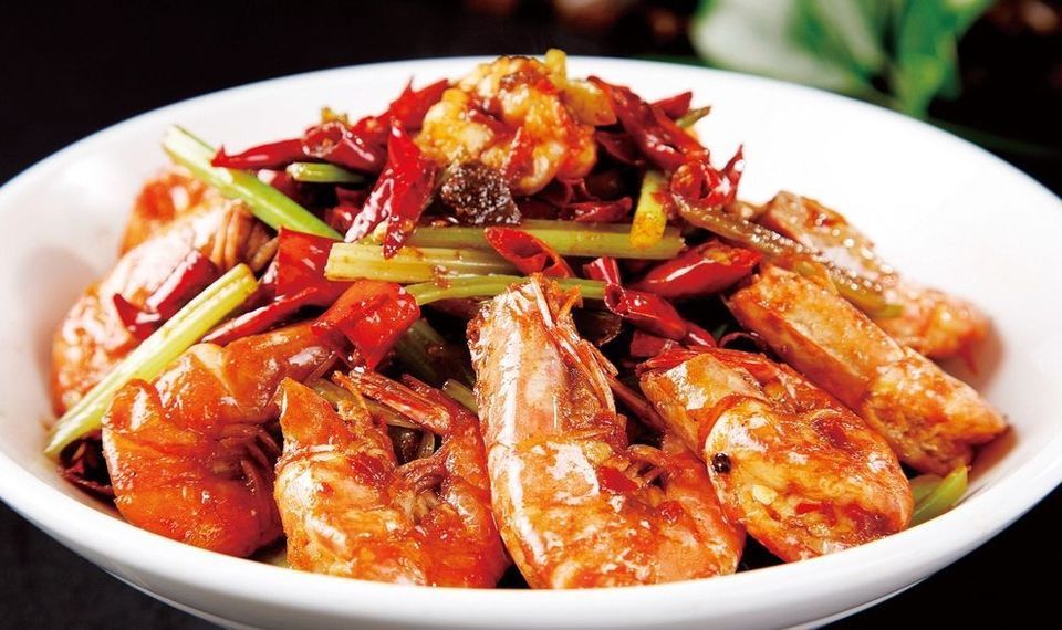 藤椒香辣虾图片