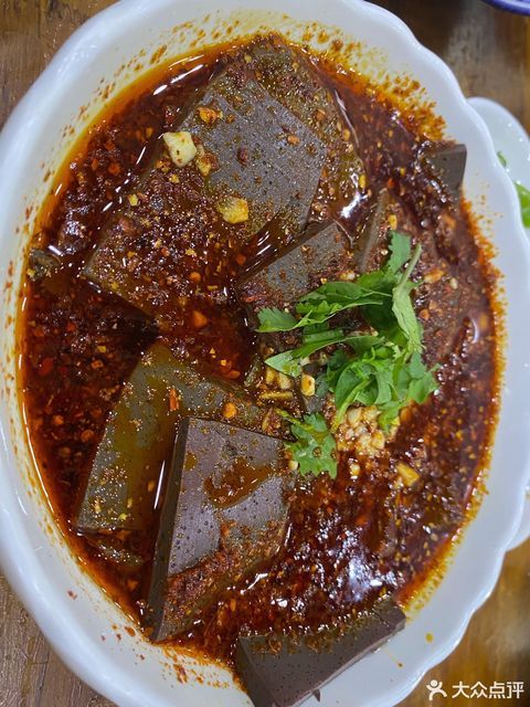 辣子蒜羊血图片