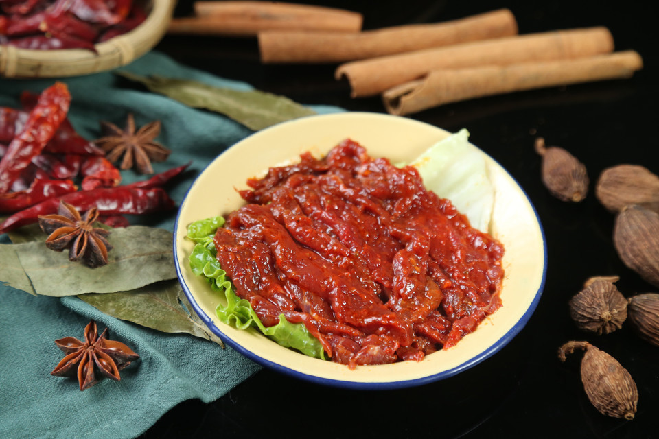 麻辣牛肉图片