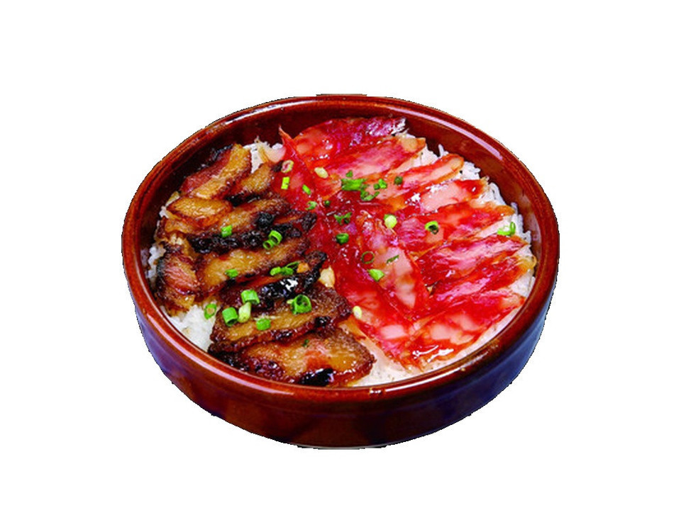 排骨腊味蒸饭图片