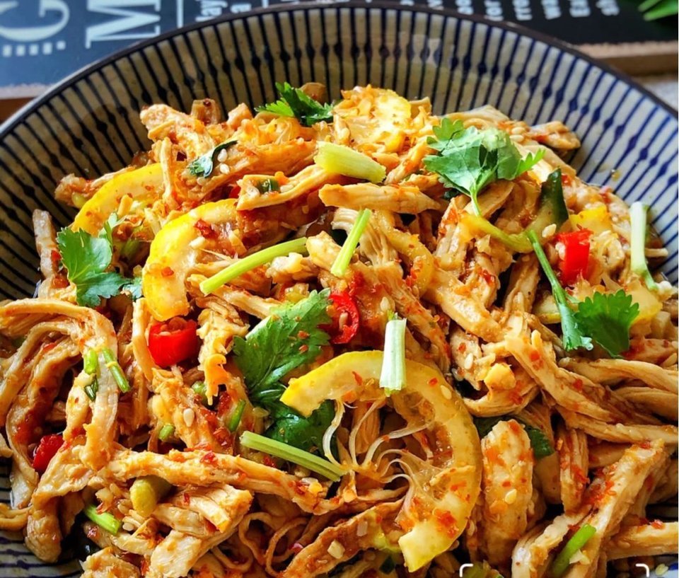 柠檬凉拌鸡丝图片