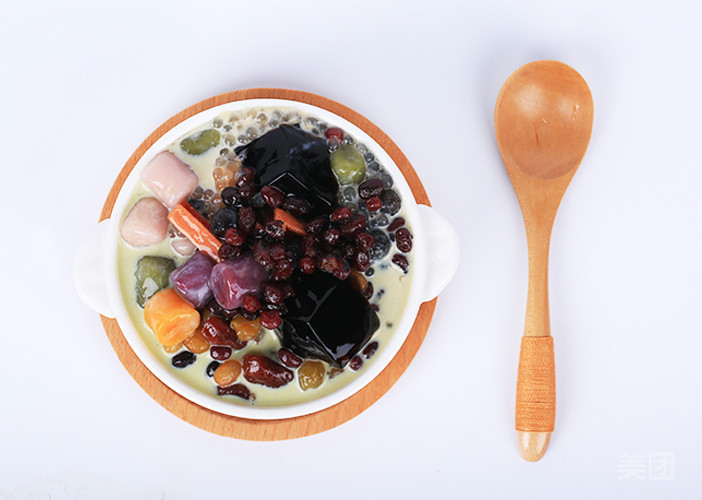 抹茶烧仙草图片