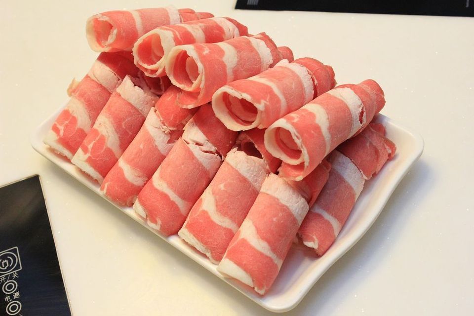 精品羊肉卷图片