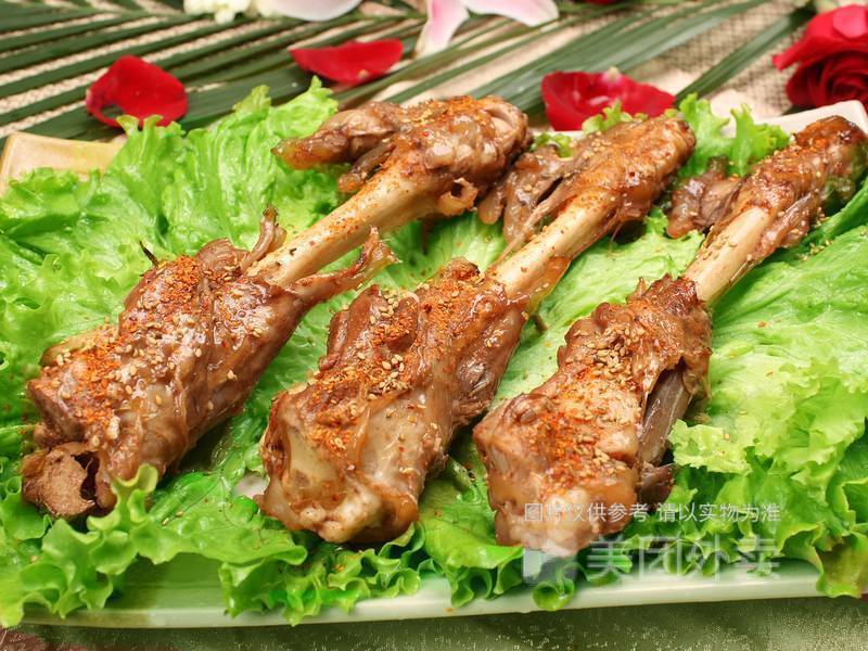 烤小羊腿图片