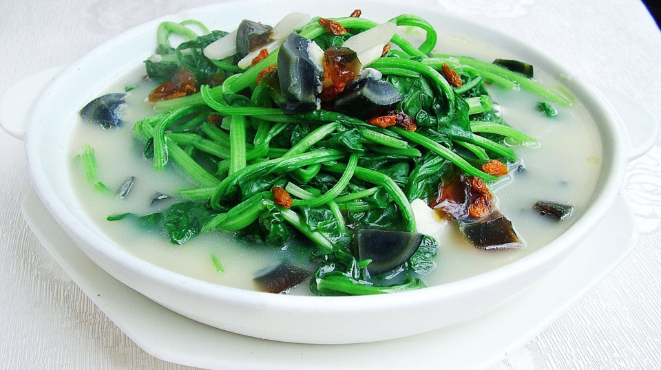 上汤浸时蔬图片