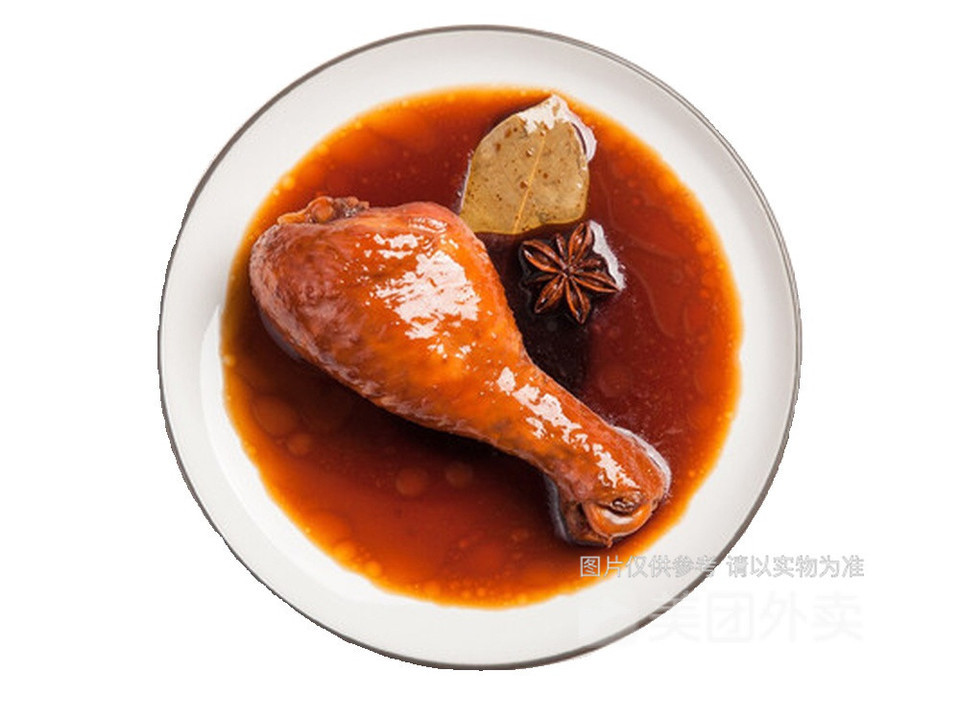 卤鸡腿饭图片