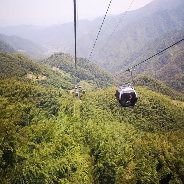 龙游六春湖索道图片