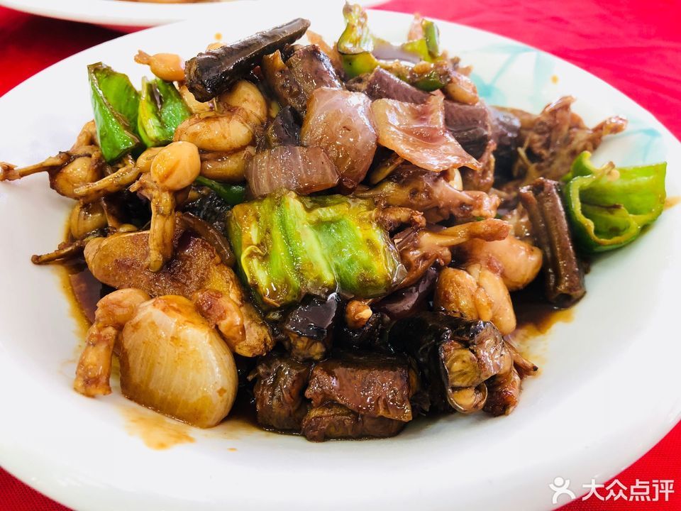 黄鳝炒田鸡图片