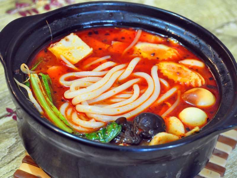 鱼豆腐蟹棒过桥米线图片