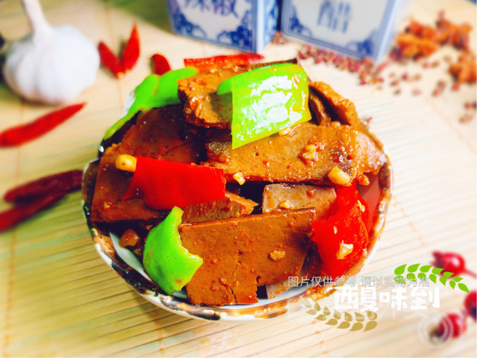 经典凉拌牛肝图片