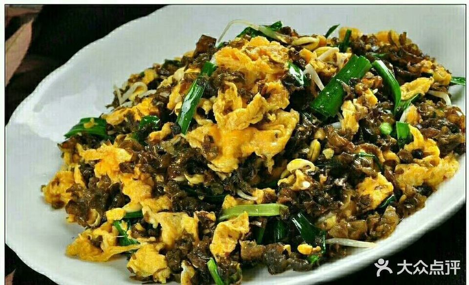 地耳炒鸡蛋图片