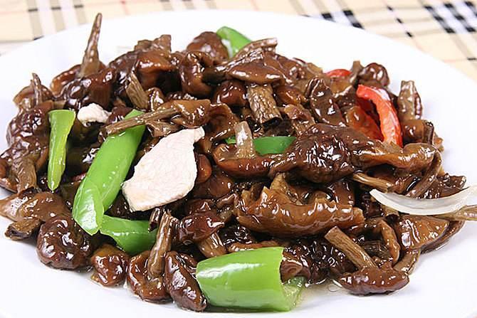 肉蘑炒肉图片
