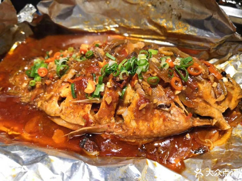 锡纸黄花鱼图片