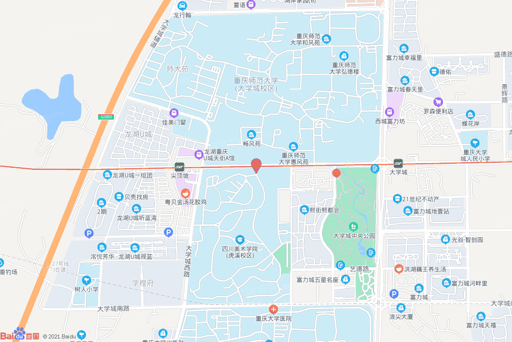 虎溪街道地图图片