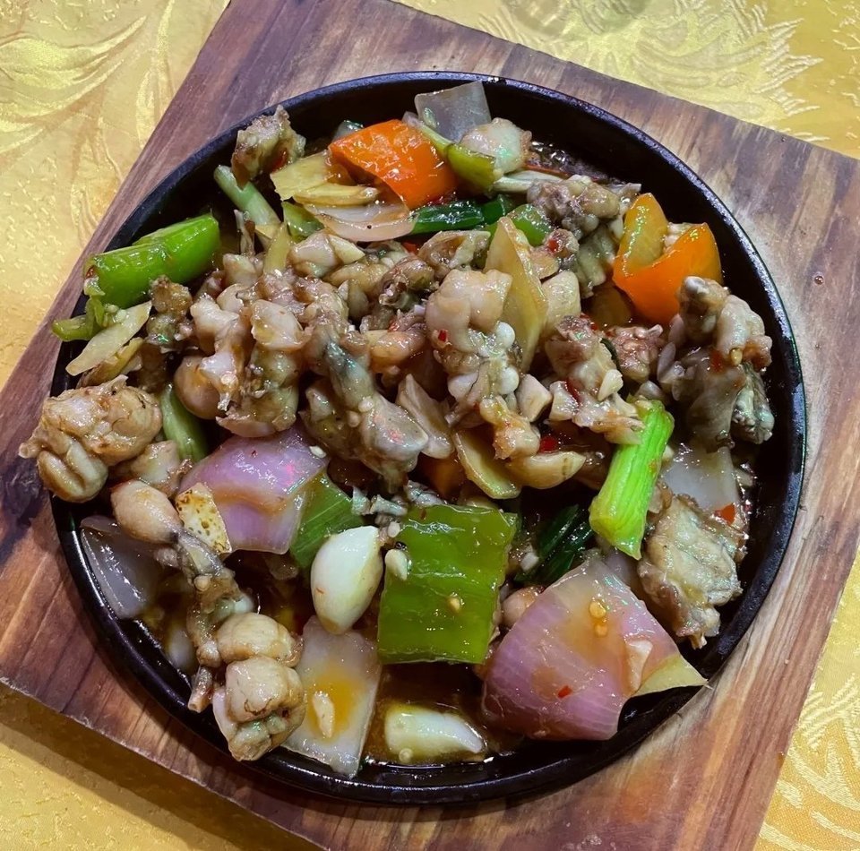 铁板田鸡图片