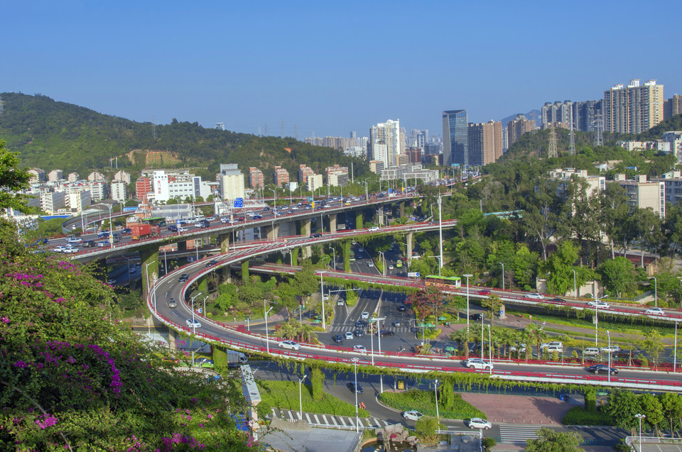 东渡立交公园图片