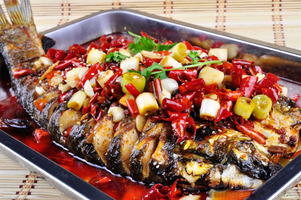 重庆万州烤鱼照片图片