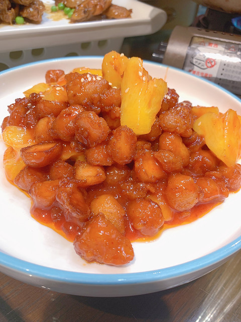 菠萝鸡米花图片