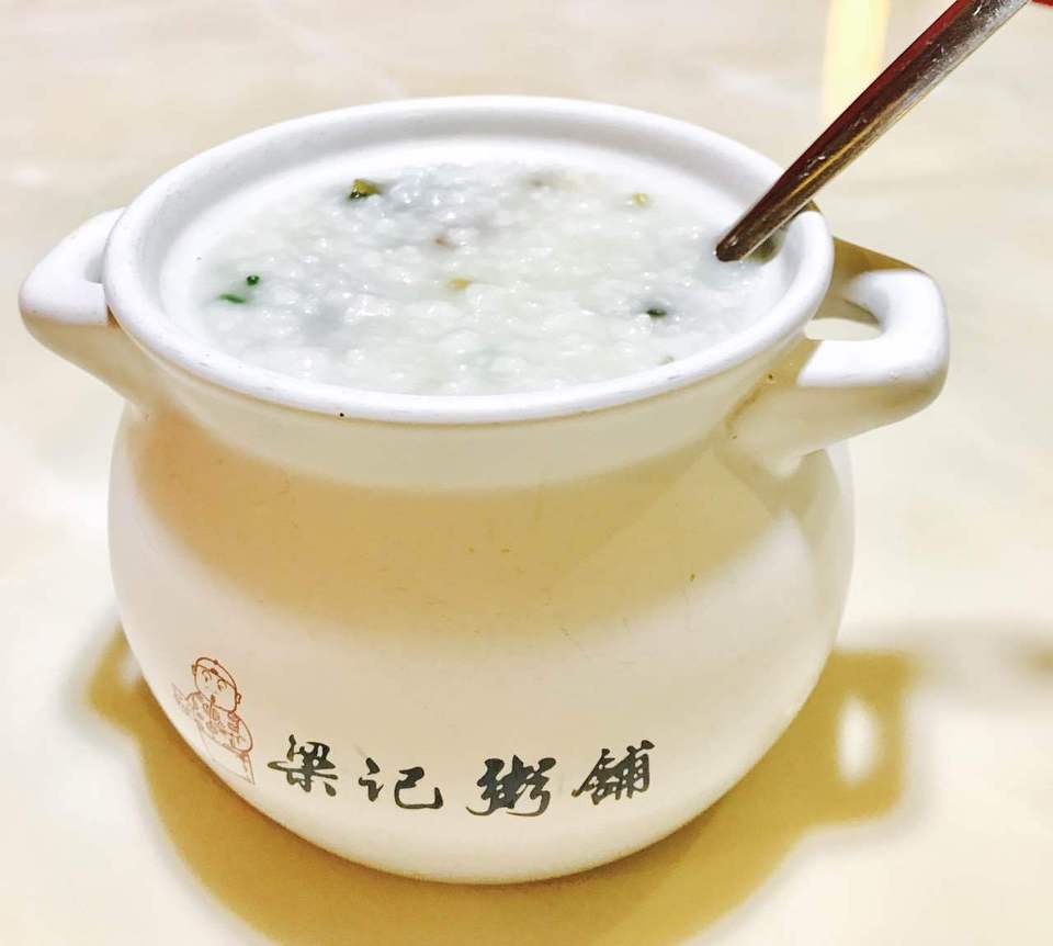 梁记粥铺logo图片