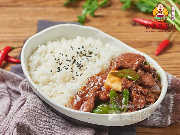 蚝油牛肉饭图片