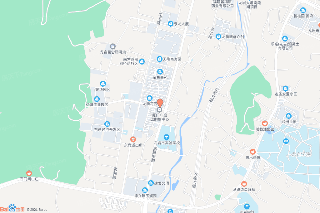 龙岩学院校内地图图片