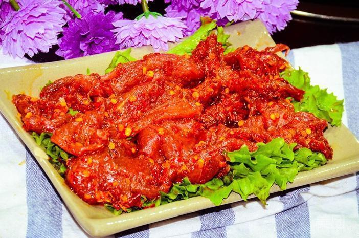 麻辣牛肉图片