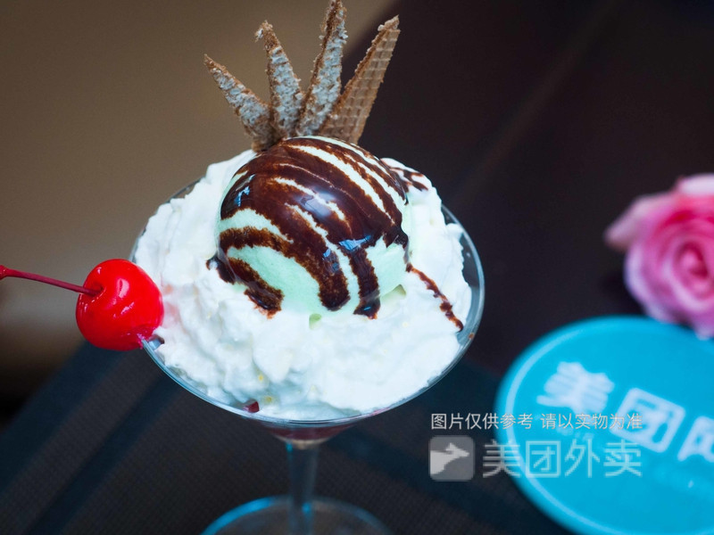 香蕉红豆炒冰图片