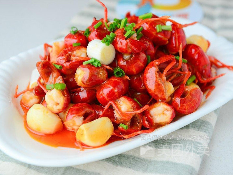 麻辣虾球图片