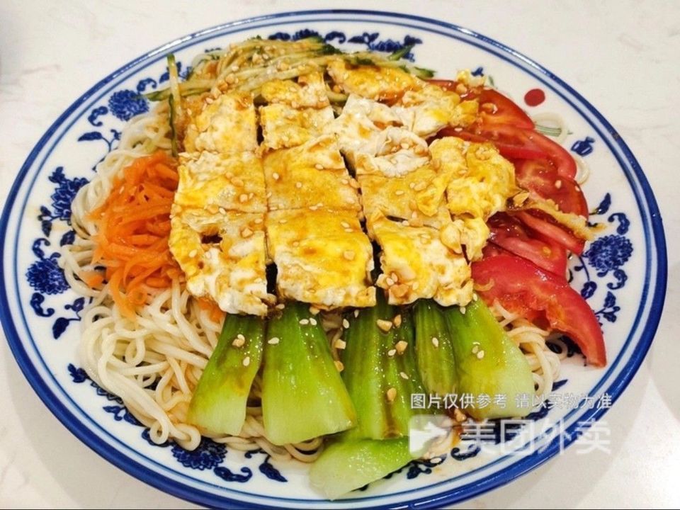 鸡蛋凉面图片