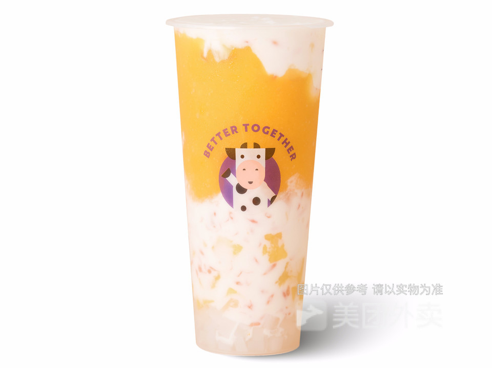 酸奶杨枝甘露图片
