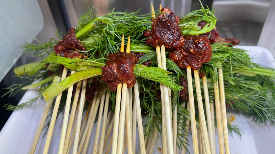 茴香牛肉卷图片