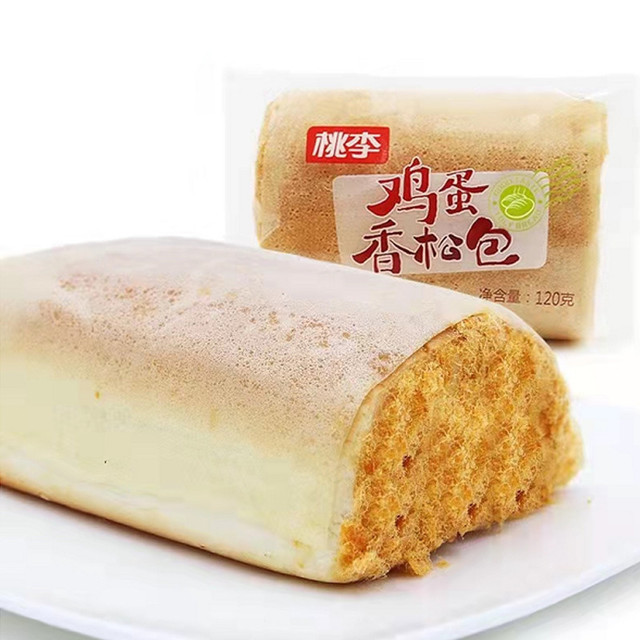 桃李鸡蛋香松面包图片