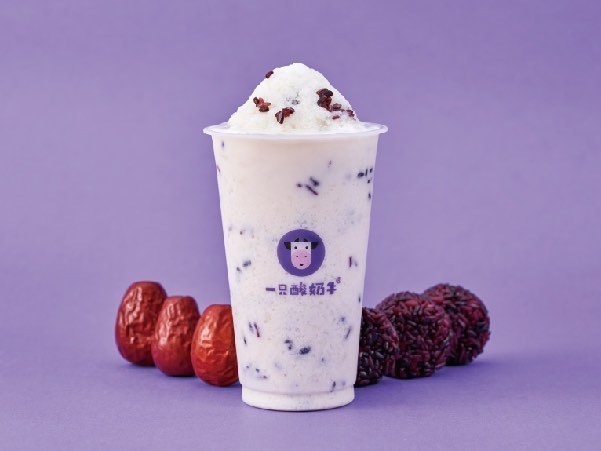 红枣味酸奶紫米露图片