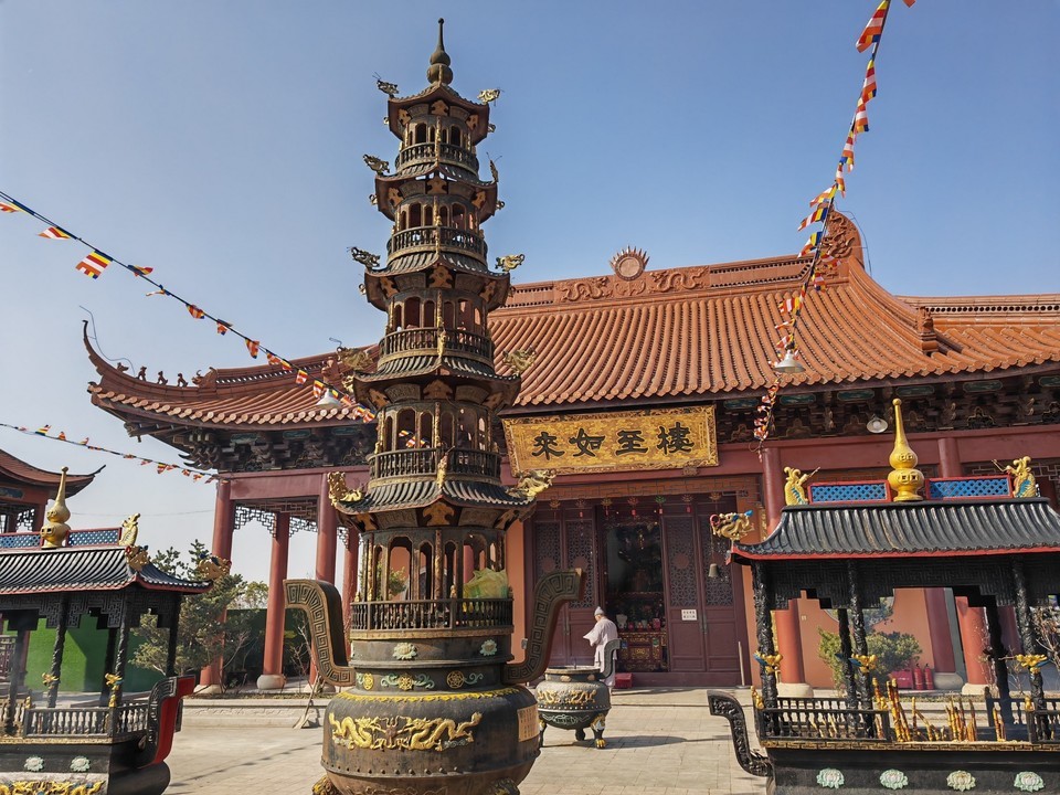 上海小昆山九峰寺图片