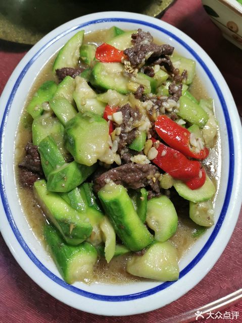 牛肉炒丝瓜图片