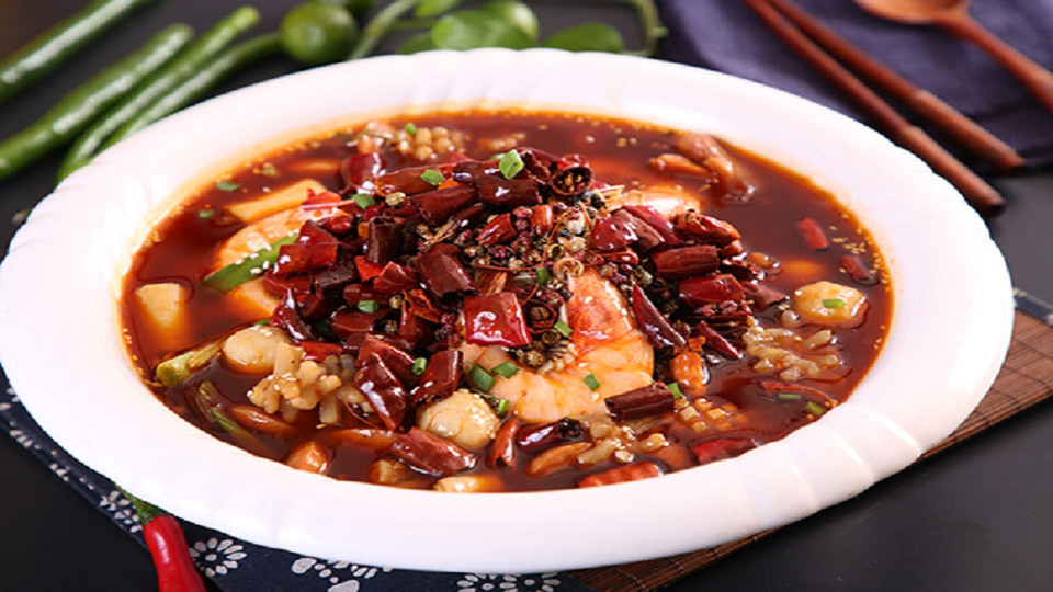 海鲜毛血旺图片