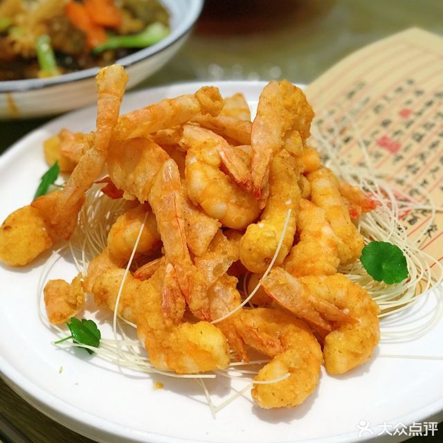 金牌脆皮虾图片