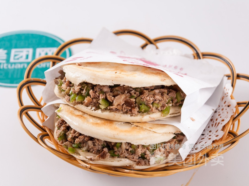 榆林拼三鲜肉夹馍(宝日陶亥东街店)图片