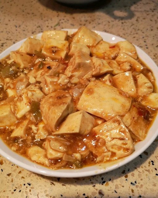 雁来蕈烧豆腐图片