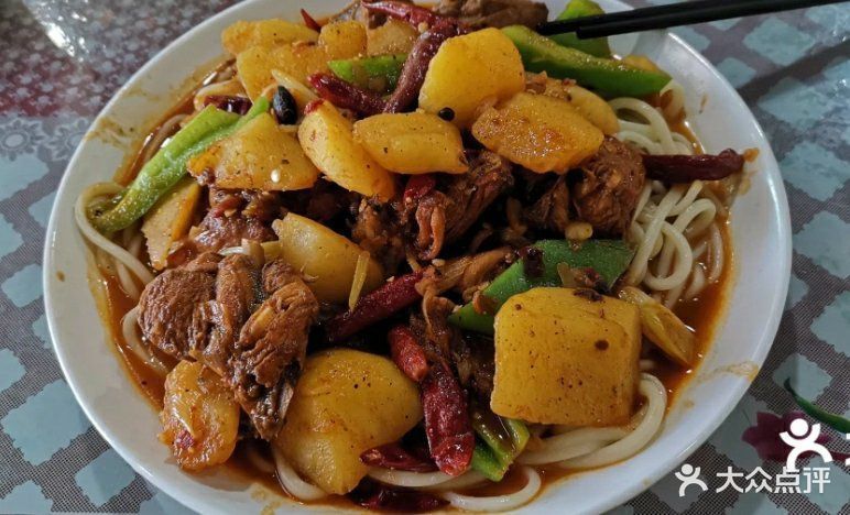 小白大盘鸡拉条子