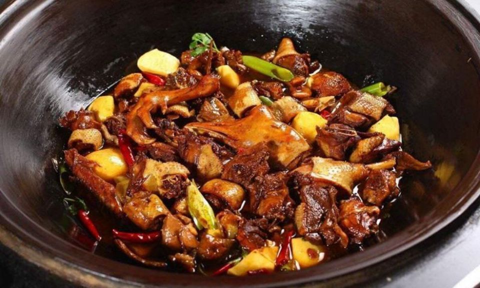 铁锅炖大鹅图片