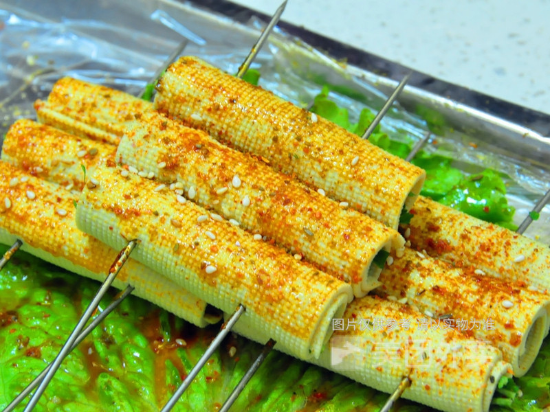 干豆腐卷油麦菜图片