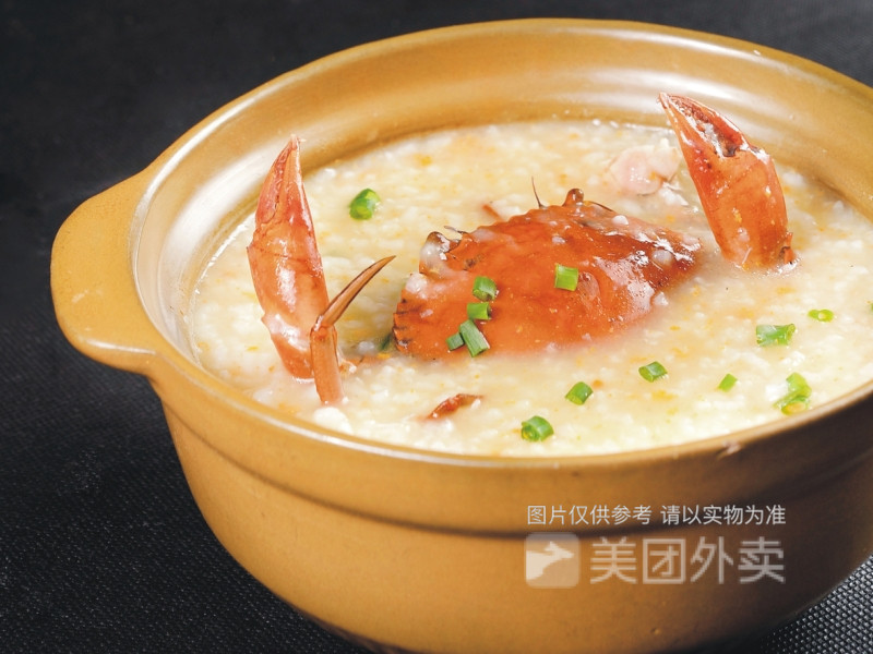 潮汕砂锅蟹粥图片