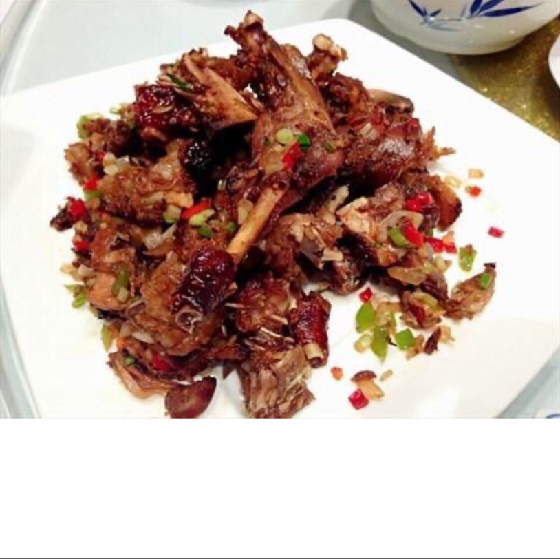 凉拌鸭架图片