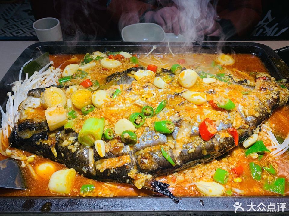 香辣味烤湄公鱼图片